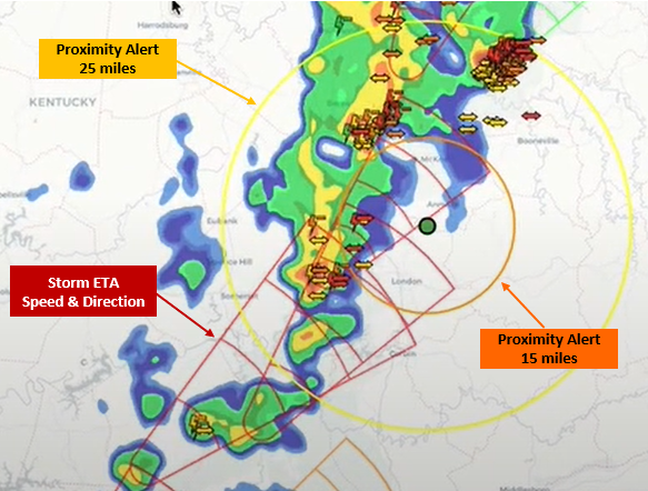 Lightning Weather Services in Contrail® - OneRain